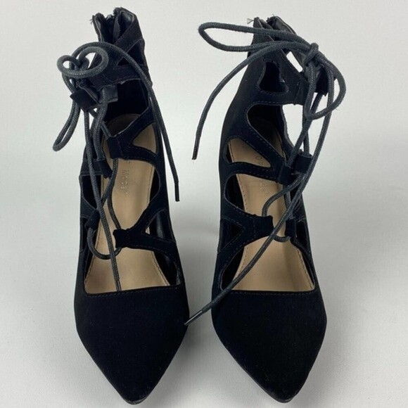 Top Moda Women's Lace Up High Heels Size 7 - Picture 3 of 9